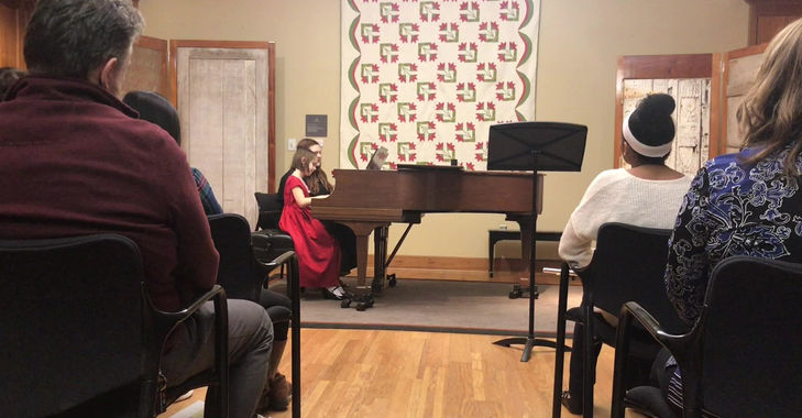 Zinnia, January 2018 Recital